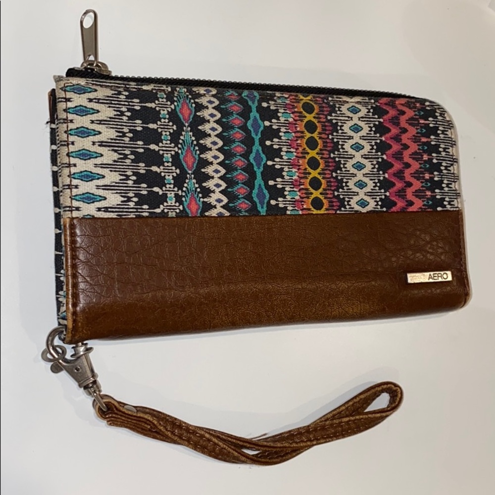 Faux soft leather wallet